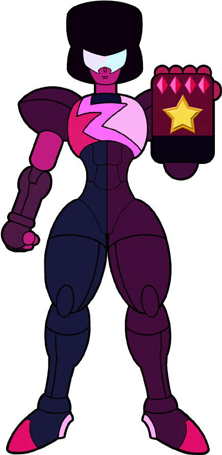 Garnet Fictional Character Purple Cartoon Superhero - Cartoon (532x955), Png Download