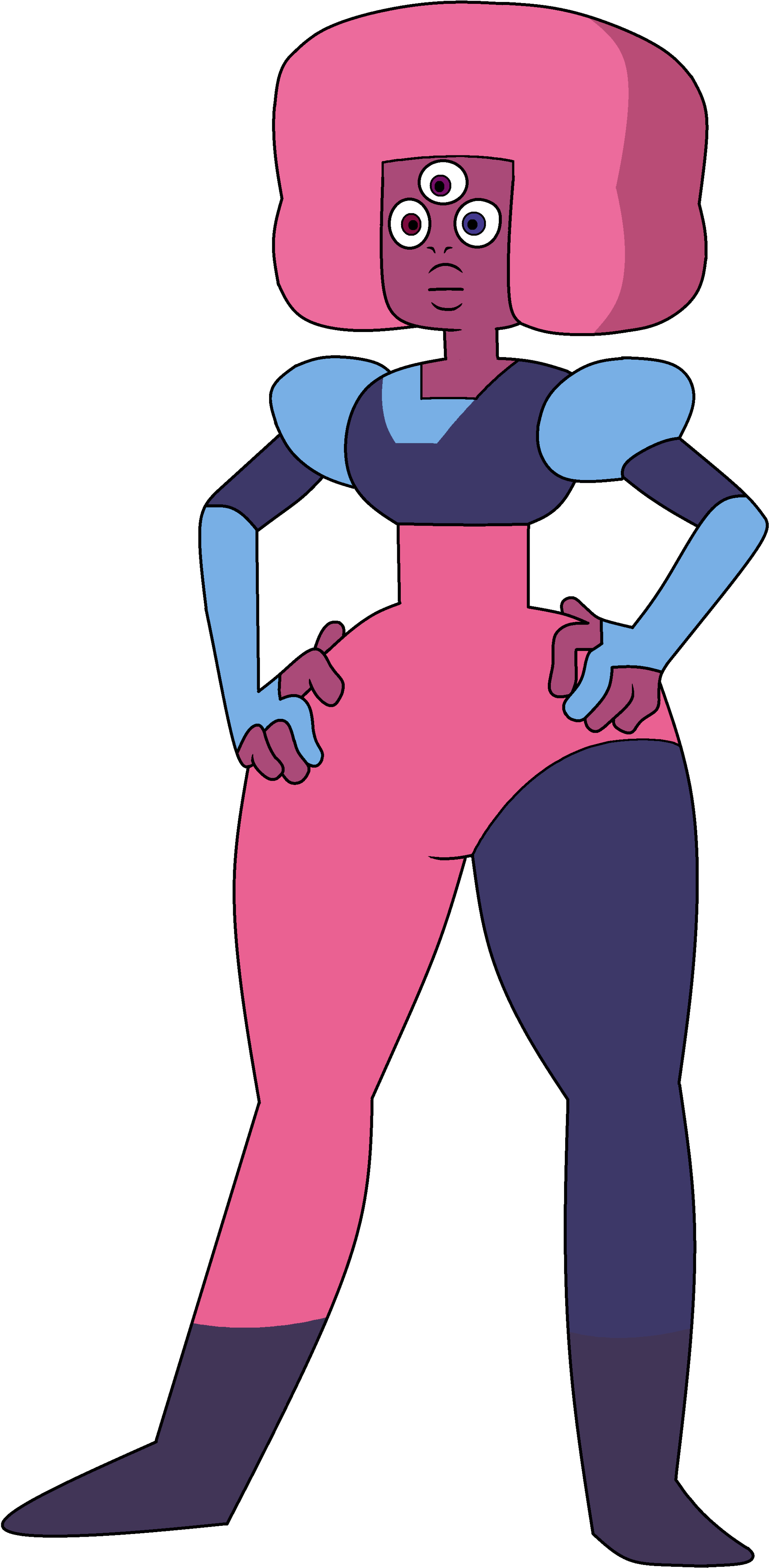 Garnet-fan 2nd Regeneration Steven - Steven Universe Cotton Candy Garnet Png (2000x4173), Png Download
