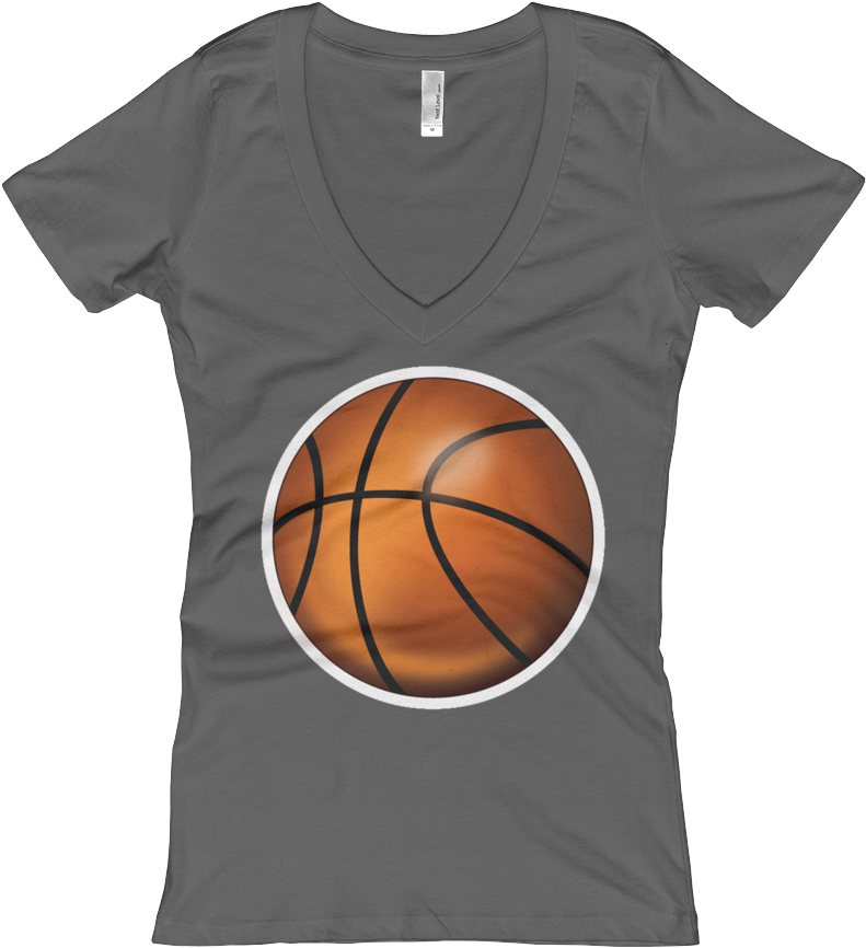 Women's Emoji V Neck - Shirt (1000x1000), Png Download