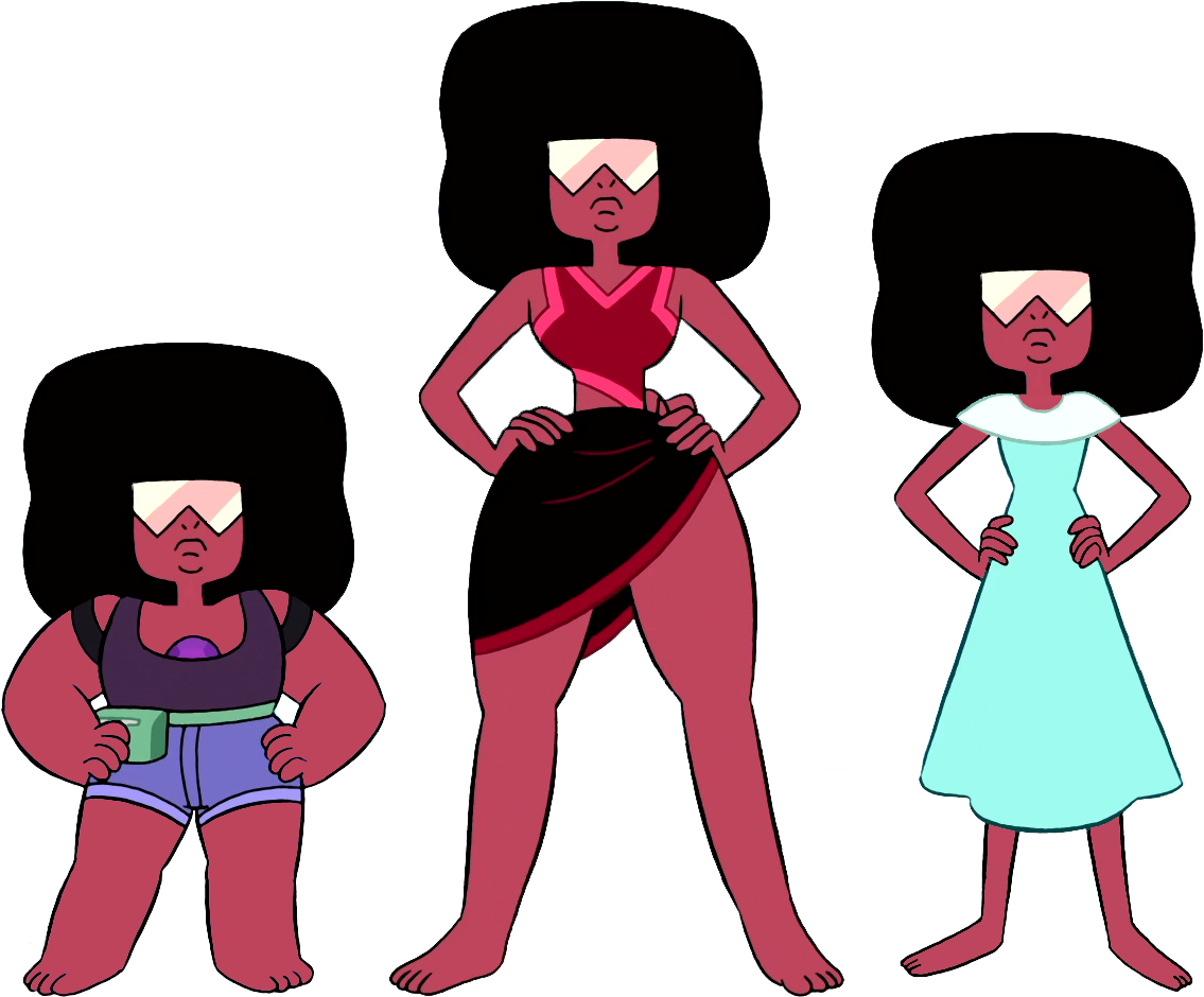 Humorgarnet, Garnet, And Garnet - Steven Universe Gems Beach (1440x1080), Png Download