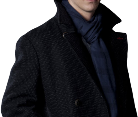 Sherlock Holmes Clipart Transparent - Scarf (640x480), Png Download