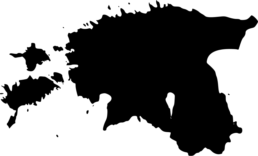 Png File Svg - Estonia Map Vector (980x594), Png Download