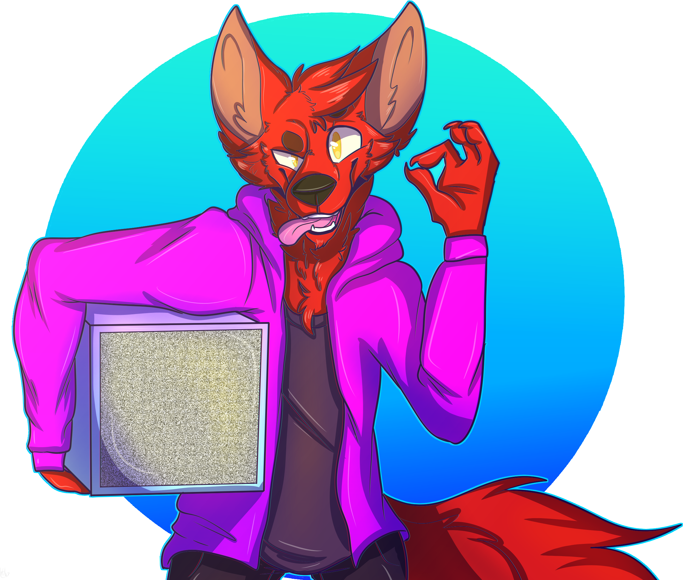 Pyro Is A Furry Pass It On - Pyro Furry (2334x1968), Png Download