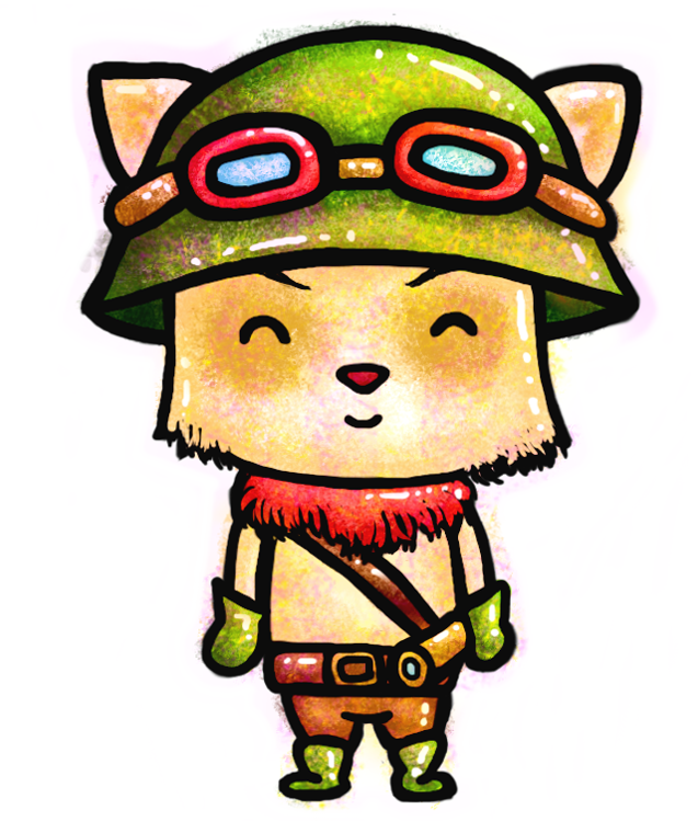 Thiết Lập Công Thức Sai Số Luôn Là Một Trong Những - League Of Legends Teemo Drawing (637x749), Png Download
