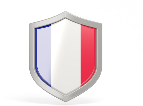 Illustration Of Flag Of France - Mexican Flag Shield Png (640x480), Png Download