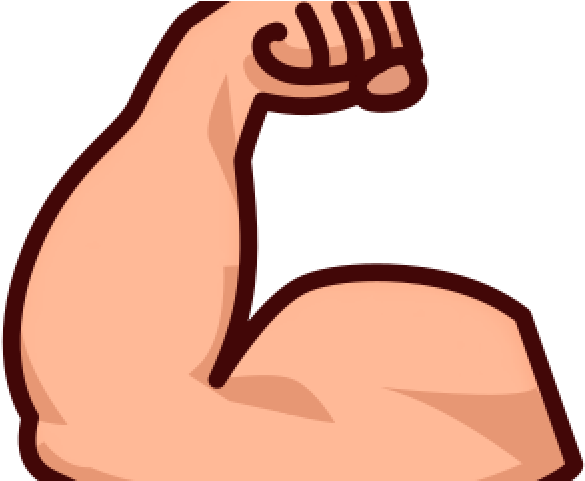 Emoji Clipart Muscle (640x480), Png Download
