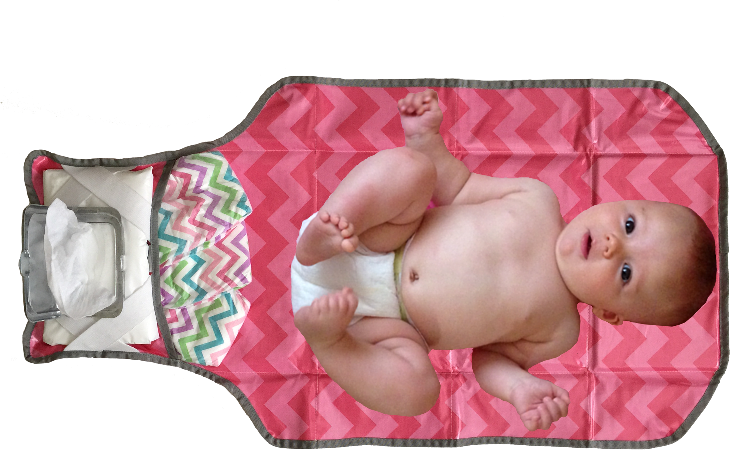 Diaper Clutch - Pig (2448x3264), Png Download