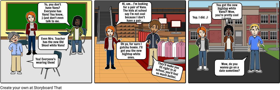 Pathos Vans - Cartoon (1164x385), Png Download