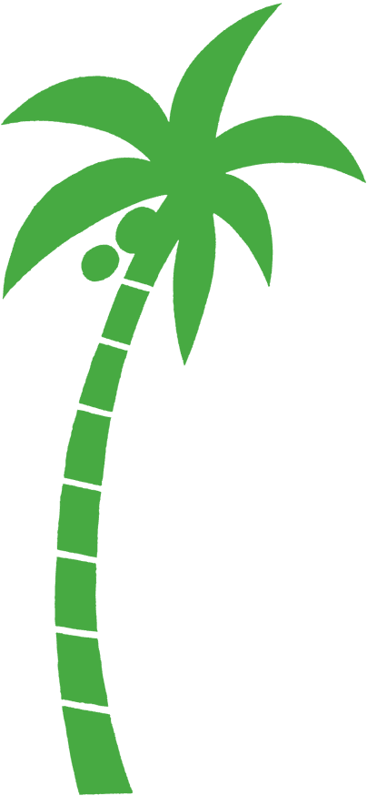 Coconut Clipart Coconut Farm - Coconut Tree Logo Hd (404x874), Png Download