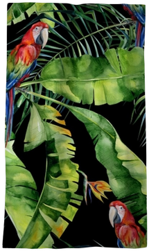 Scarlet Macaw Parrot - Obrazy Na Płótnie Tropical Papugi (400x400), Png Download