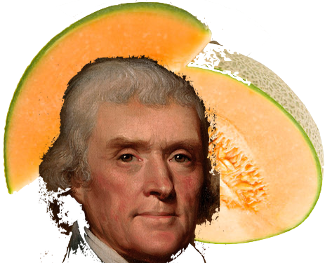 Th Jefferson Presents His Salutations And Respects - Thomas Jefferson (463x375), Png Download
