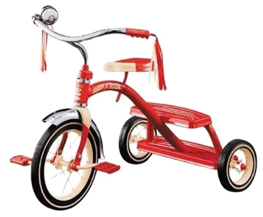 Tricycle Png Pic - Many Wheels Does A Tricycle Have (427x352), Png Download