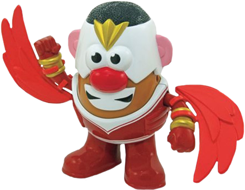 Civil War - Marvel - Falcon Mr. Potato Head Poptater (488x387), Png Download