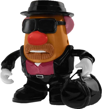 Mr Potato Head With Sunglasses (408x437), Png Download