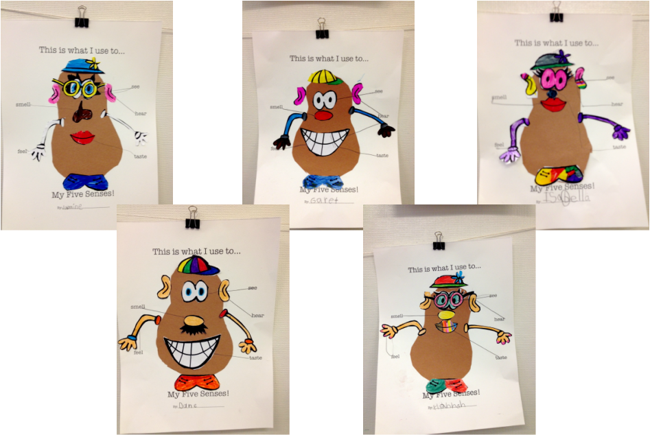 Picture - Mr Potato Head Senses Craft (947x634), Png Download