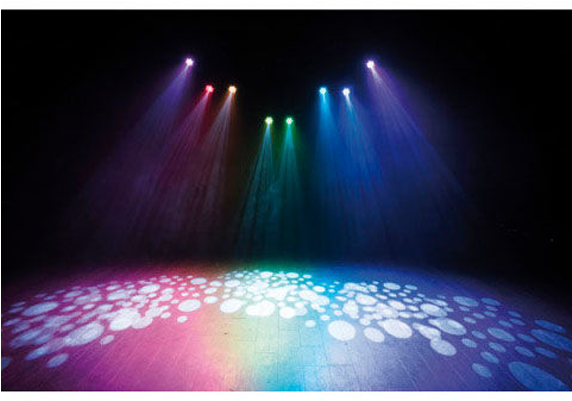 Showtec - Showtec Shark Combi Spot One 30w + 6xrgb Led Moving (980x1280), Png Download