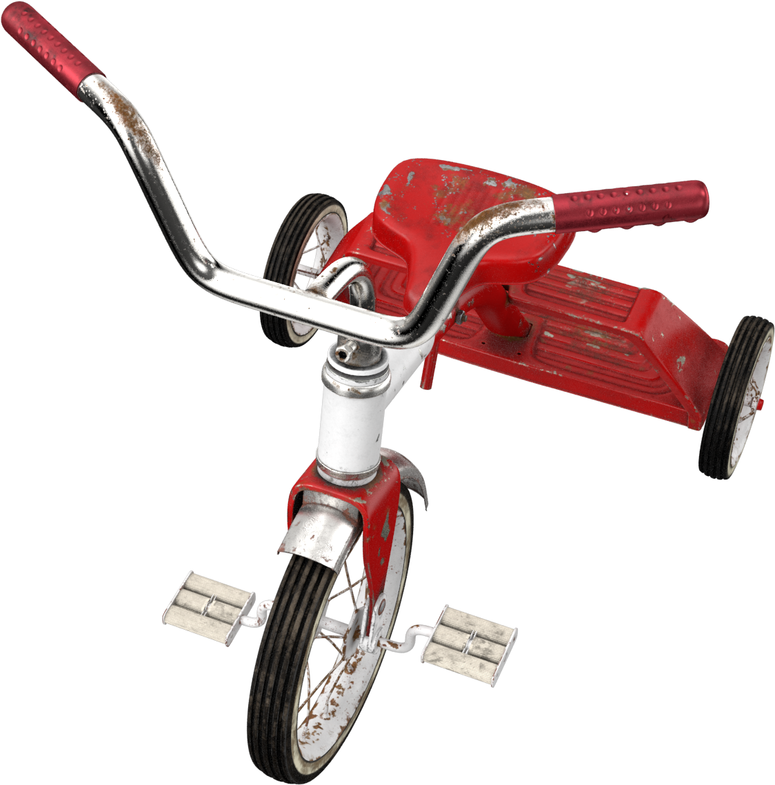 Dirty Vintage Tricycle Png Image - Tricycle (2048x2048), Png Download