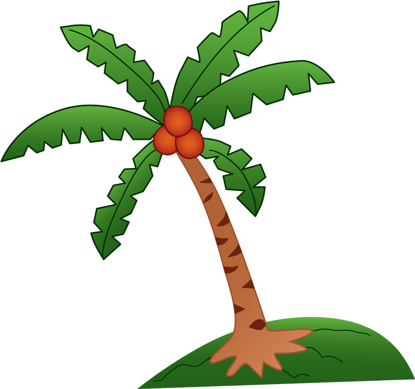 Coconut Clipart Free Download Best Coconut Clipart - Coconut Tree Clipart Png (1280x800), Png Download