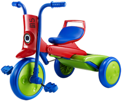 H5 Folding Tricycle - Tricycle (573x460), Png Download