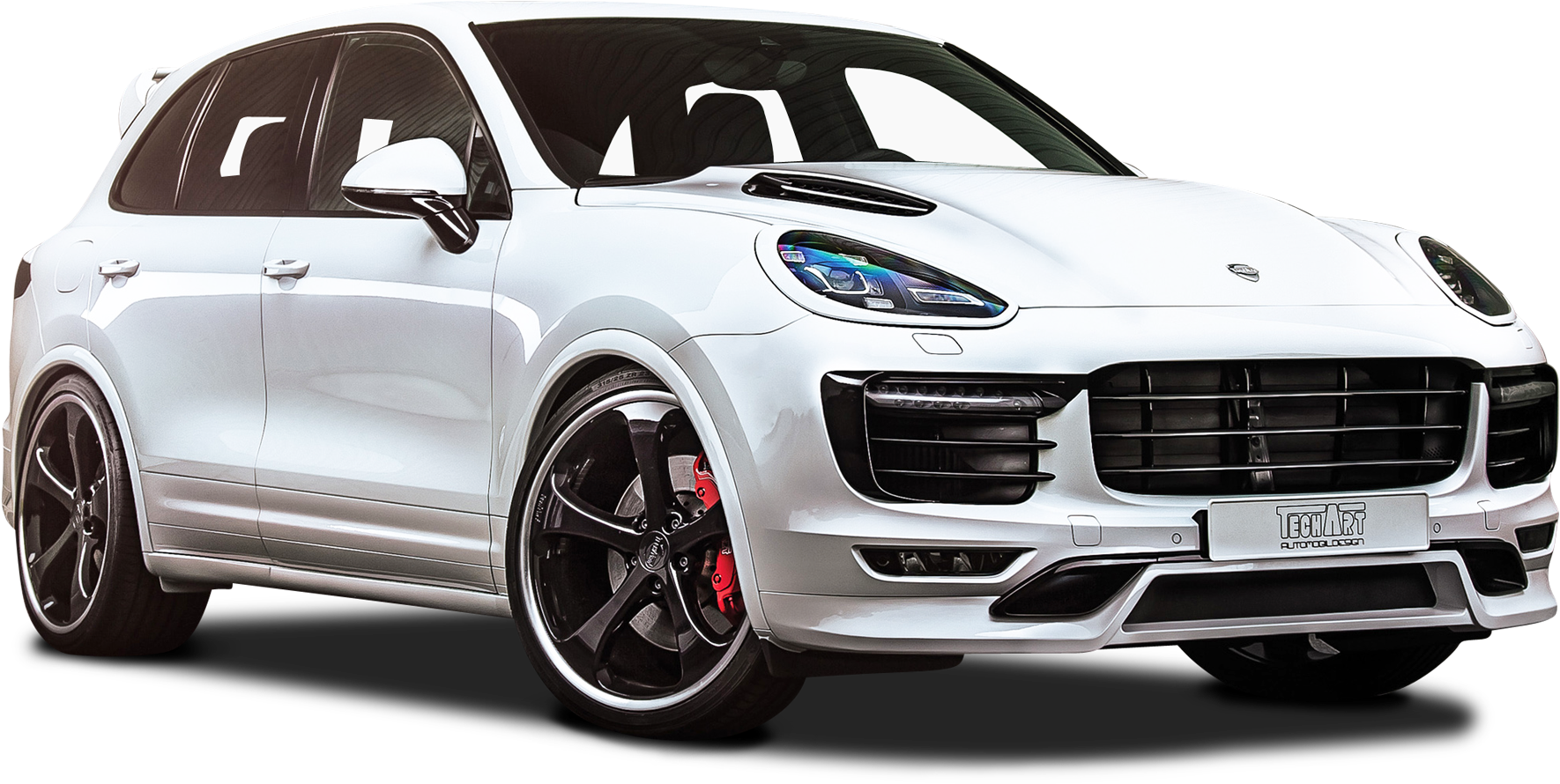 Porsche Cayenne Turbo Techart (1900x974), Png Download