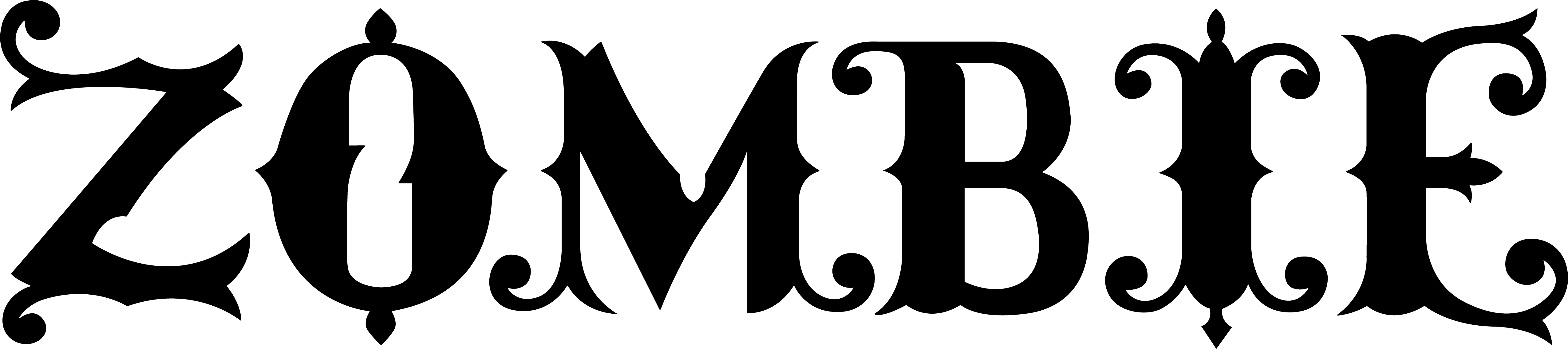 Zombie Studio (5101x1136), Png Download