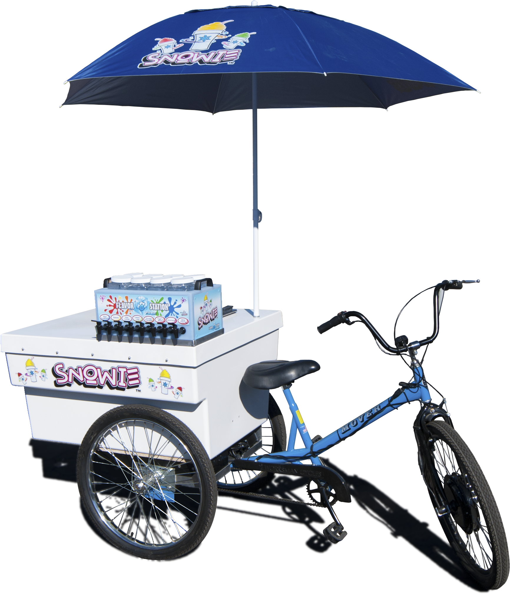 Trike, Tricycle, Bike, Shaved Ice Trike, Shaved Ice (3872x2592), Png Download
