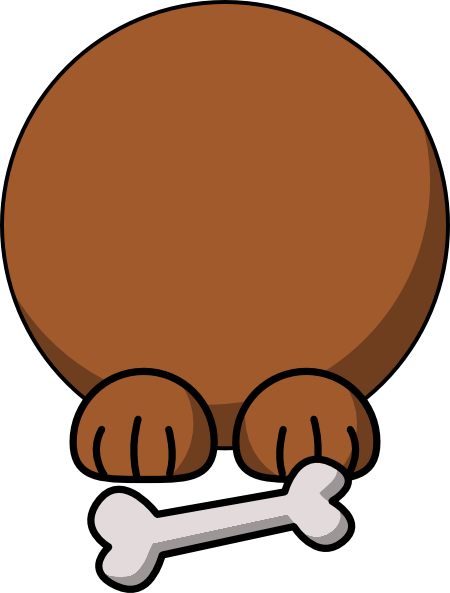 Dog Clipart Png (450x593), Png Download