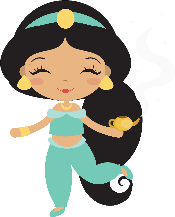 Publicado Por María José - Princesa Jasmine Cute (900x900), Png Download