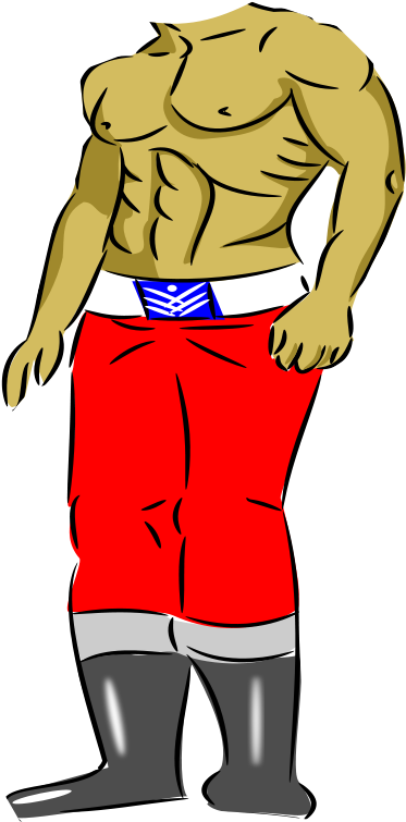 Cartoon Men Body Png (566x800), Png Download
