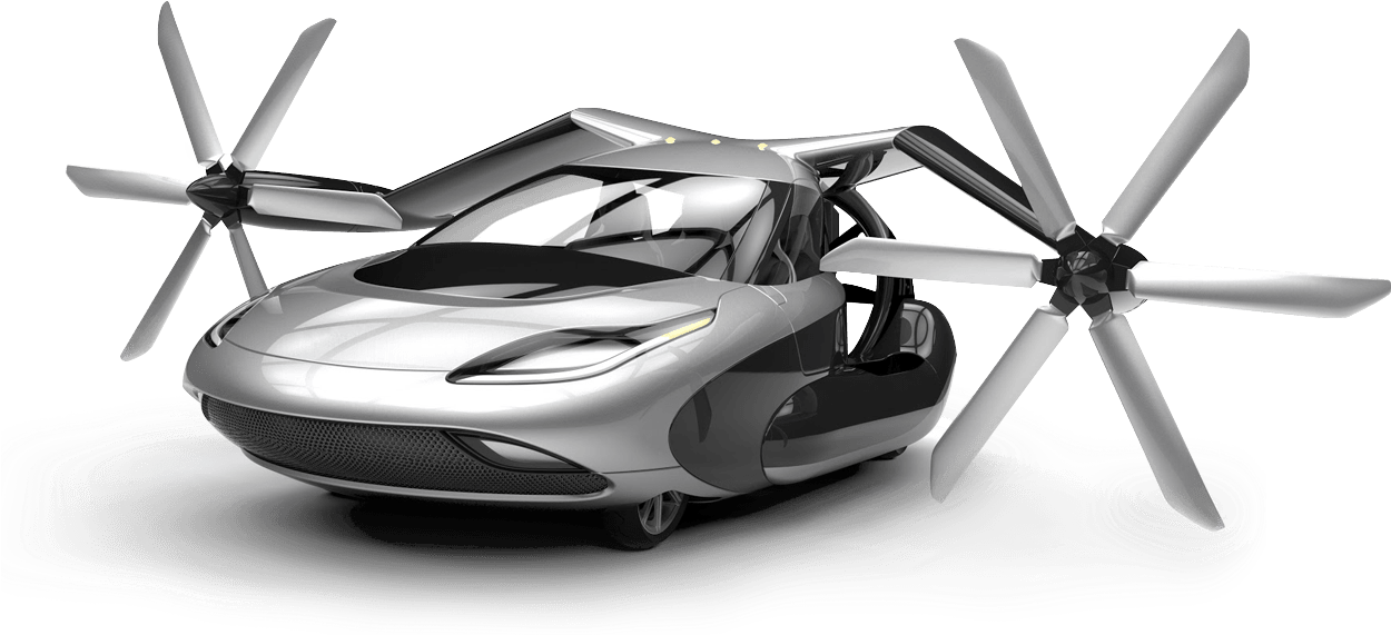 Autonomous Cars - Terrafugia Tf X Png (1250x580), Png Download