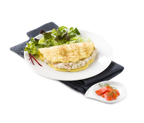 Nordic Omelette - Omelette (500x450), Png Download