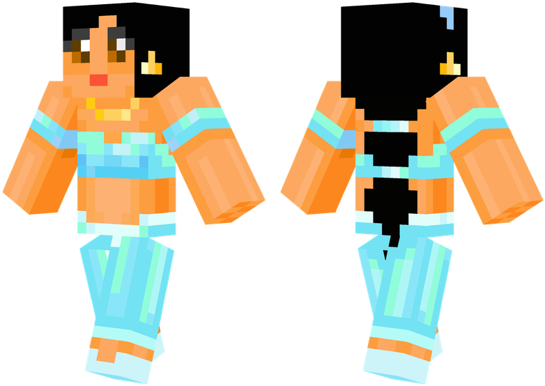 Princess Jasmine - Minecraft (804x576), Png Download