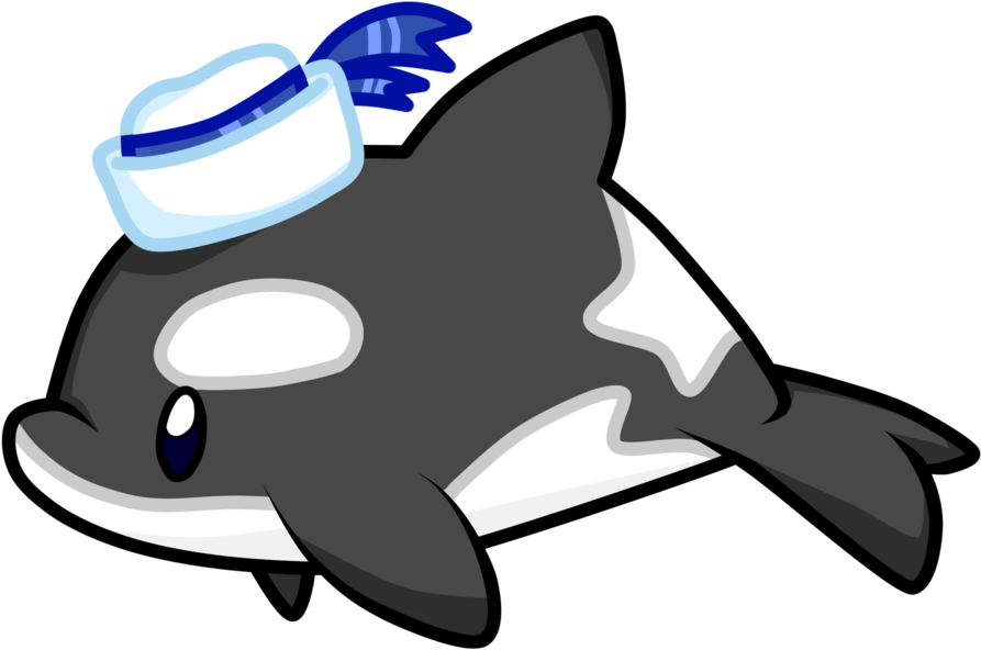 Collection Of Free Orca Drawing Cute Download On Ubisafe - Drawing (900x558), Png Download
