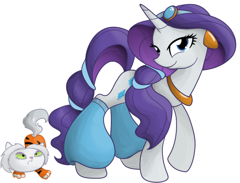 Otterlore, Clothes, Cosplay, Costume, Crossover, Disney, - Rarity Princess Jasmine (819x819), Png Download