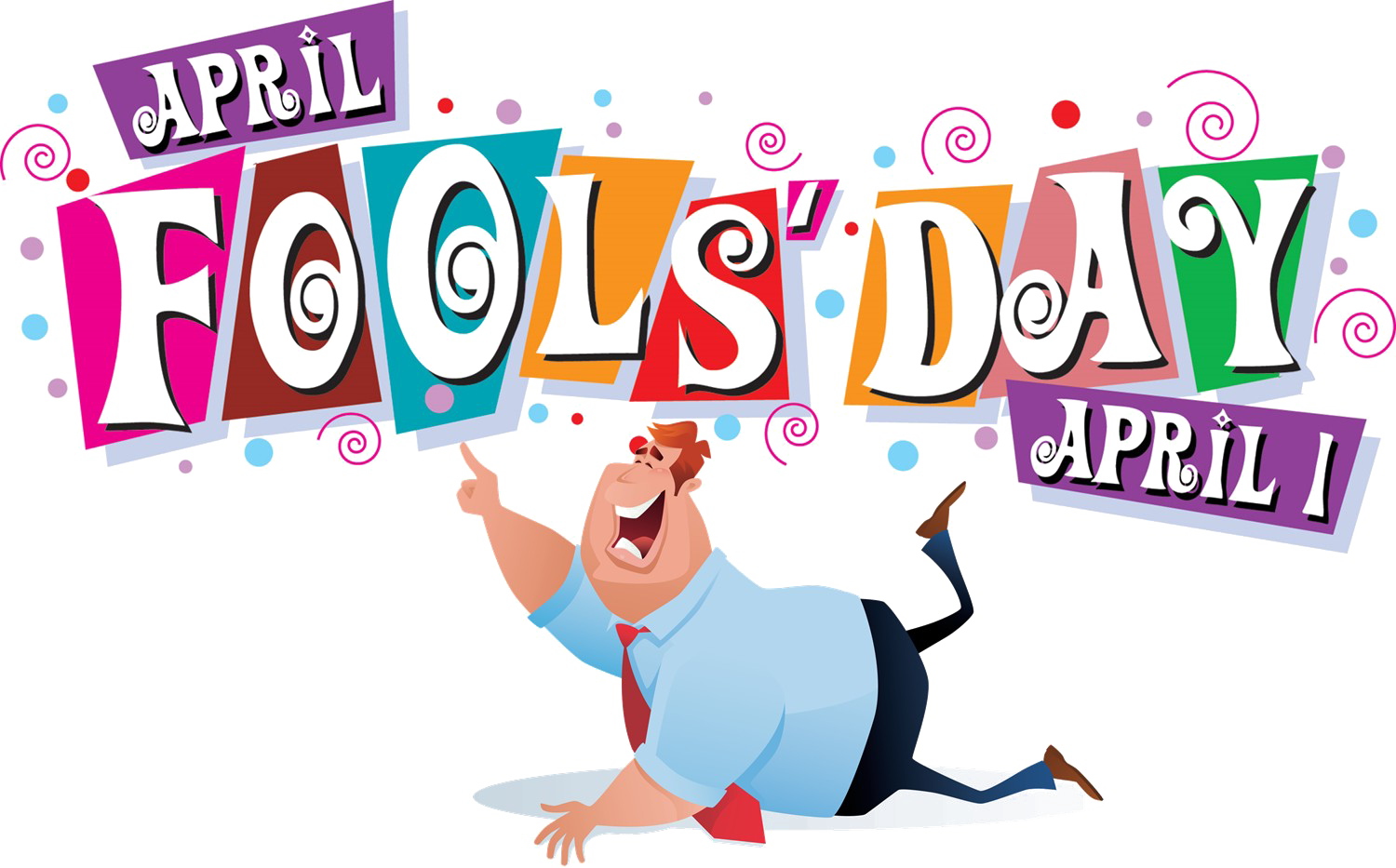 April Fools Day Png Free Download - April Fools Day Png (1500x933), Png Download