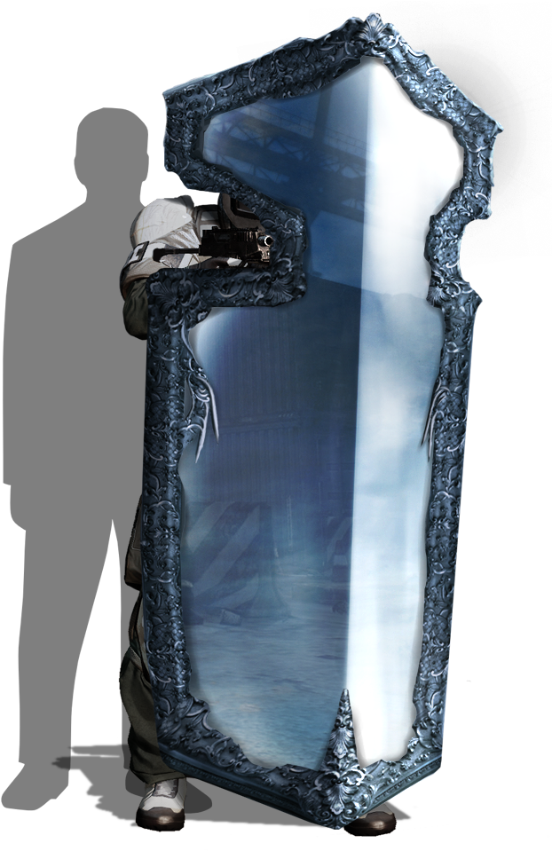 April Fools Mirror Shield - Payday 2 Mirror Shield (628x965), Png Download