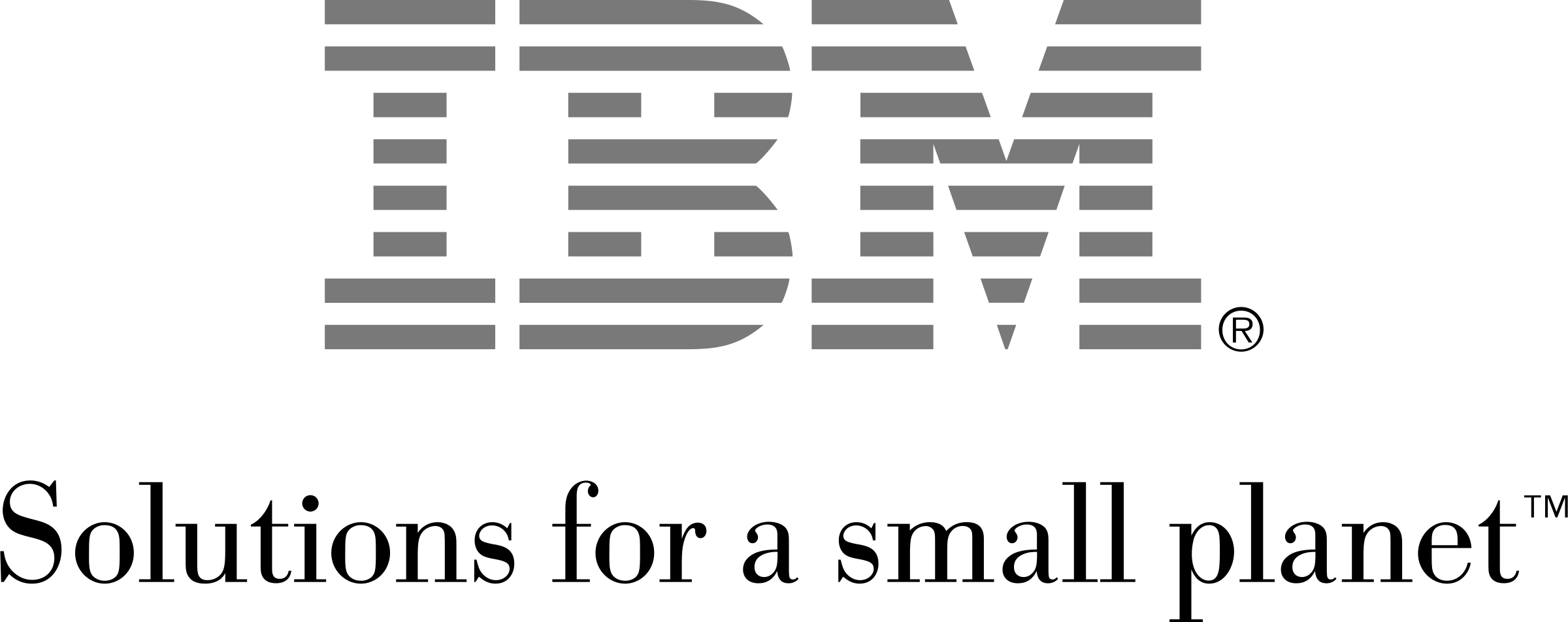 Ibm 1 Logo Png Transparent - Lei De Gestalt Fechamento (2400x953), Png Download