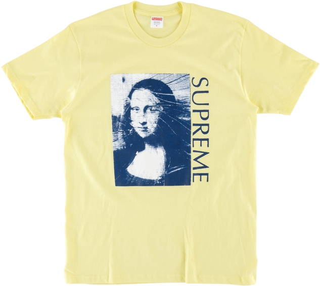 Supreme Mona Lisa Tee (1000x600), Png Download