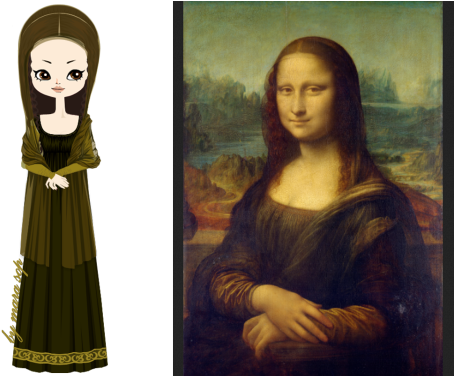 My Davinci Girl Number 1 The Mona Lisa Is The Most - Mona Lisa (500x375), Png Download