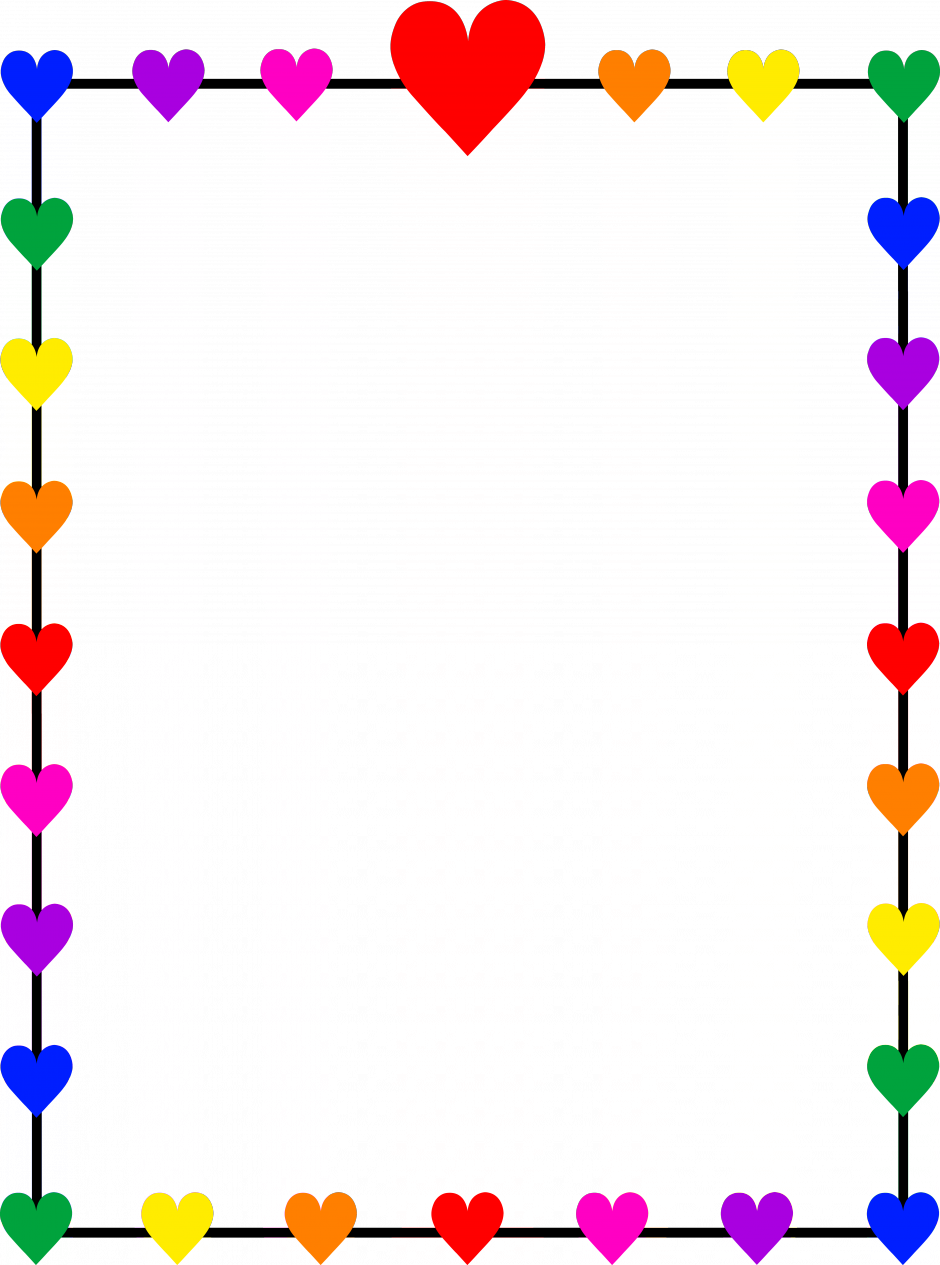 Colorful Music Note Border Clipart Panda - Okul Öncesi Ilk Gün Etkinlikleri (940x1265), Png Download