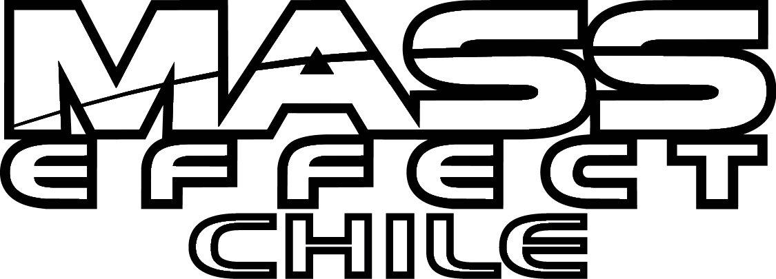 Mass Effect Logo Png Hd - Mass Effect Logo Black And White (1125x405), Png Download
