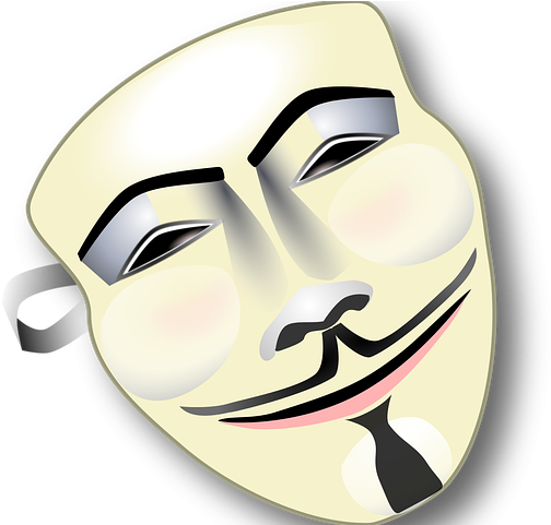Download Hacker Clipart Guy Fawkes Mask Anonymous Mask Color Dark Heather Fit Type Men Png Image With No Background Pngkey Com