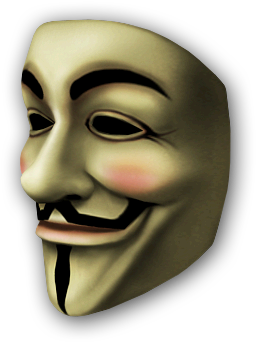 Guy Fawkes Mask High Resolution - Mask (1000x387), Png Download