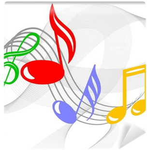 Colorful Music Notes (400x400), Png Download