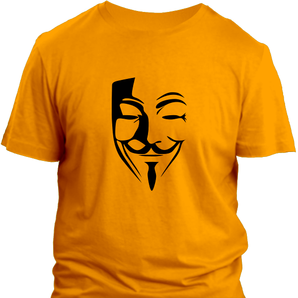 Guy Fawkes Mask - Anonymous Decal (600x600), Png Download