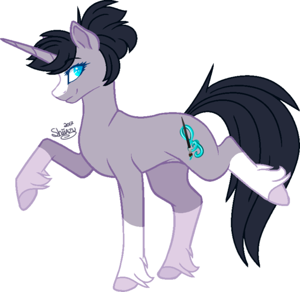 Shiiazu, Base Used, Blaze , Clydesdale, Colored Pupils, - Mlp Fluffy Bases (617x600), Png Download