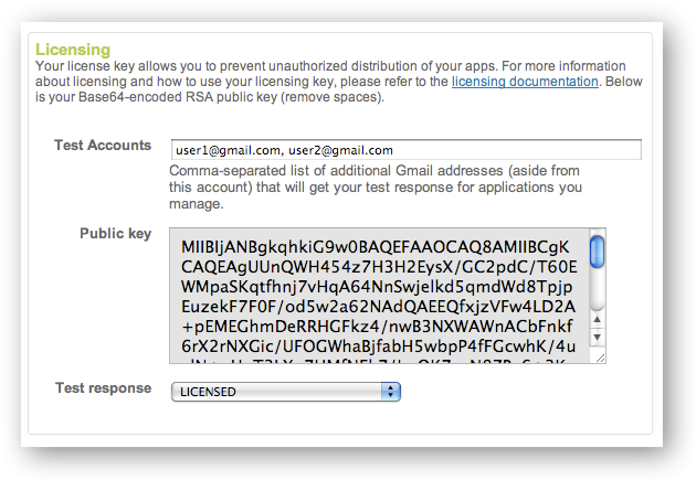 Configure Static Test Responses That The Server Sends, - Google Public Key (638x443), Png Download