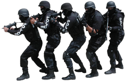 Swat Team Transparent (400x400), Png Download