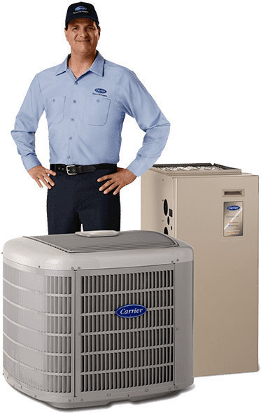 Hvac Carrier Man - Hvac Technician Png (388x600), Png Download
