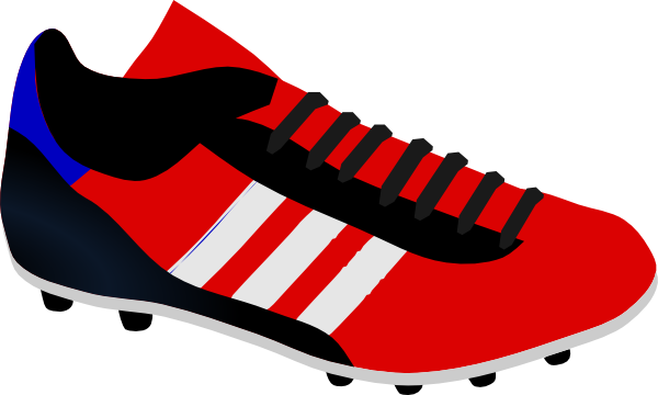 Sport Shoe Clip Art At Clker - 1985 Adidas Soccer Shoes (600x360), Png Download